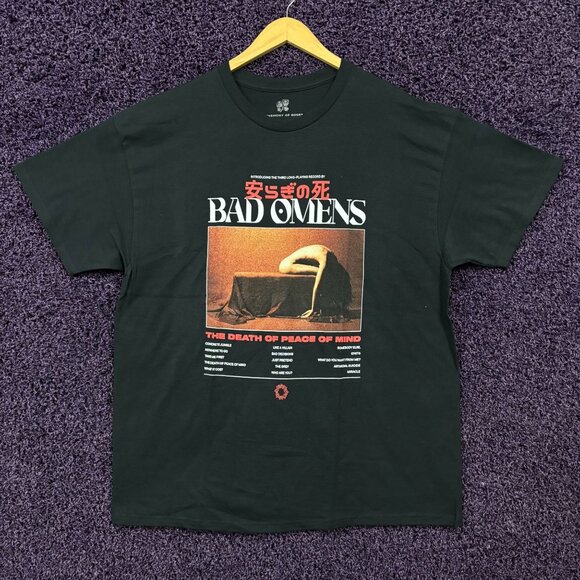 Bad Omens The Death of Peace of Mind Tshirt size Extra Large - Picture 1 of 4